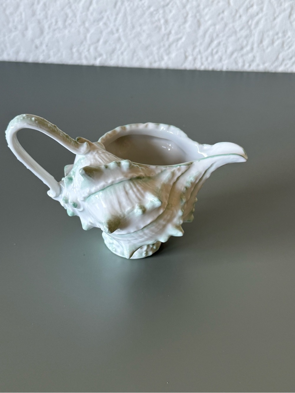 Rare ANTHROPOLOGIE SEASHELL TEA SET CREAMER seafoam green